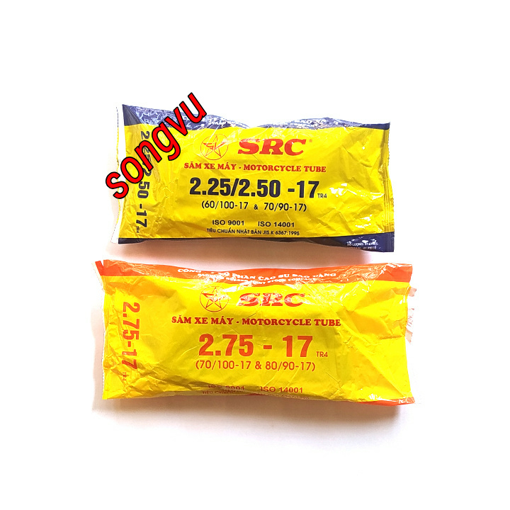 Yellow rubber starry motorcycle inner tube