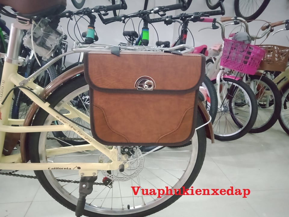 Túi da cao cấp treo xe đạp thể thao