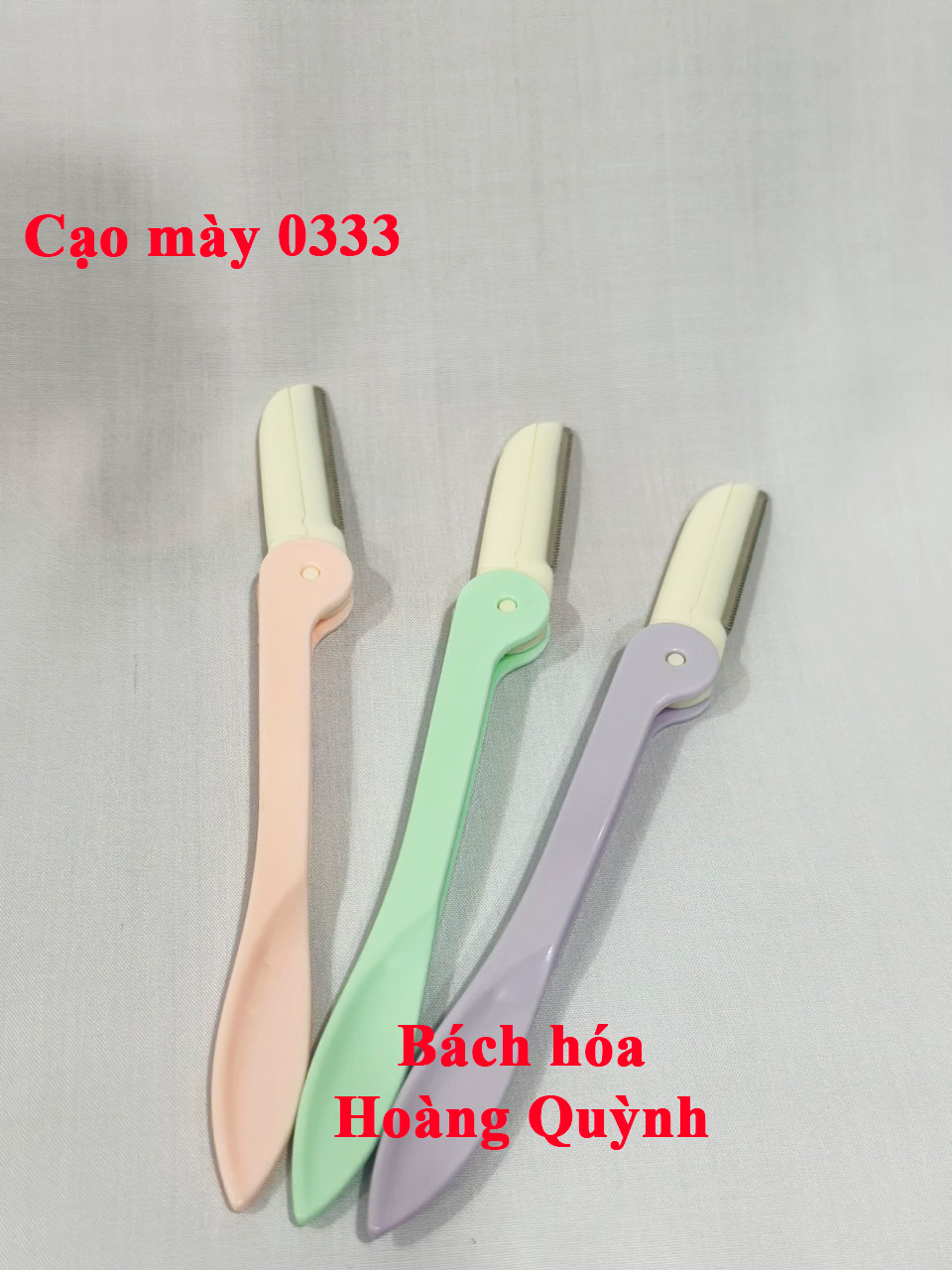 Vĩ 3 cây dạo cạo lông mày mã số 0333