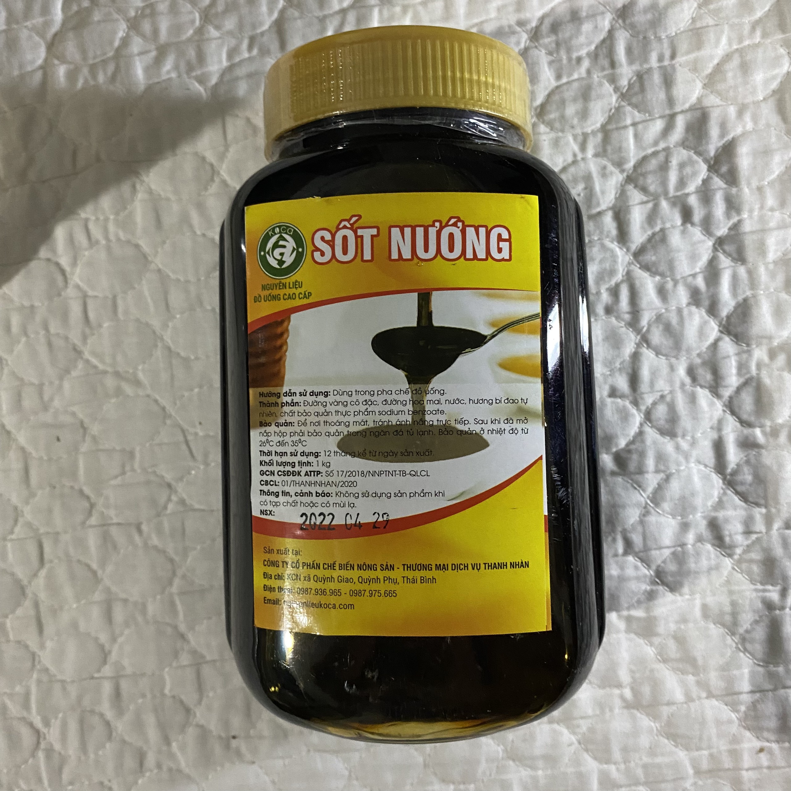 Sốt nướng Koca - Làm trà sữa nướng
