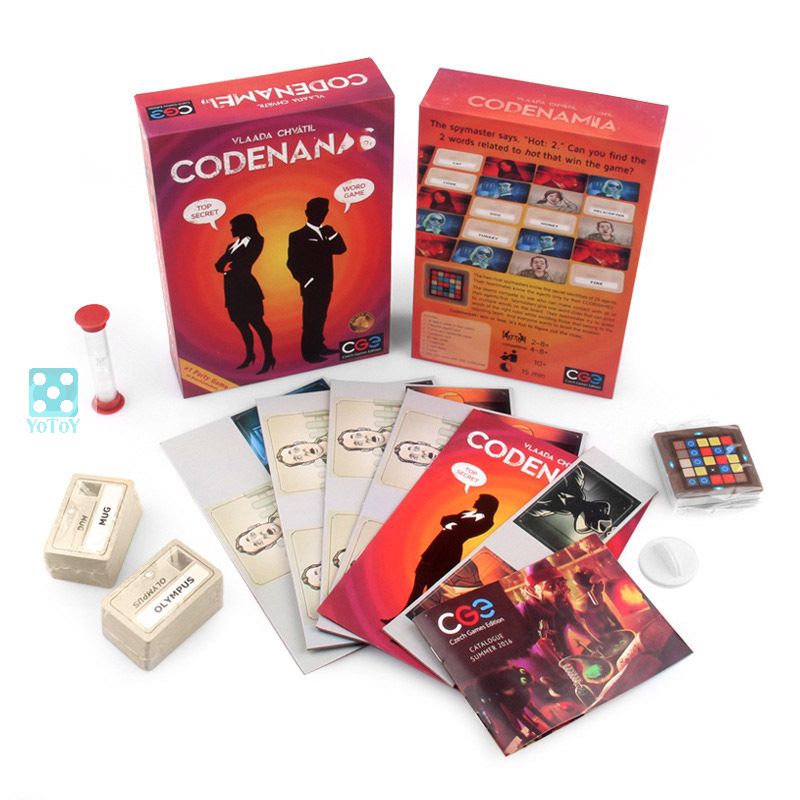 Boardgame Codenames – Trò chơi mật danh gồm 4 phiên bản (Bản tiếng Anh)
