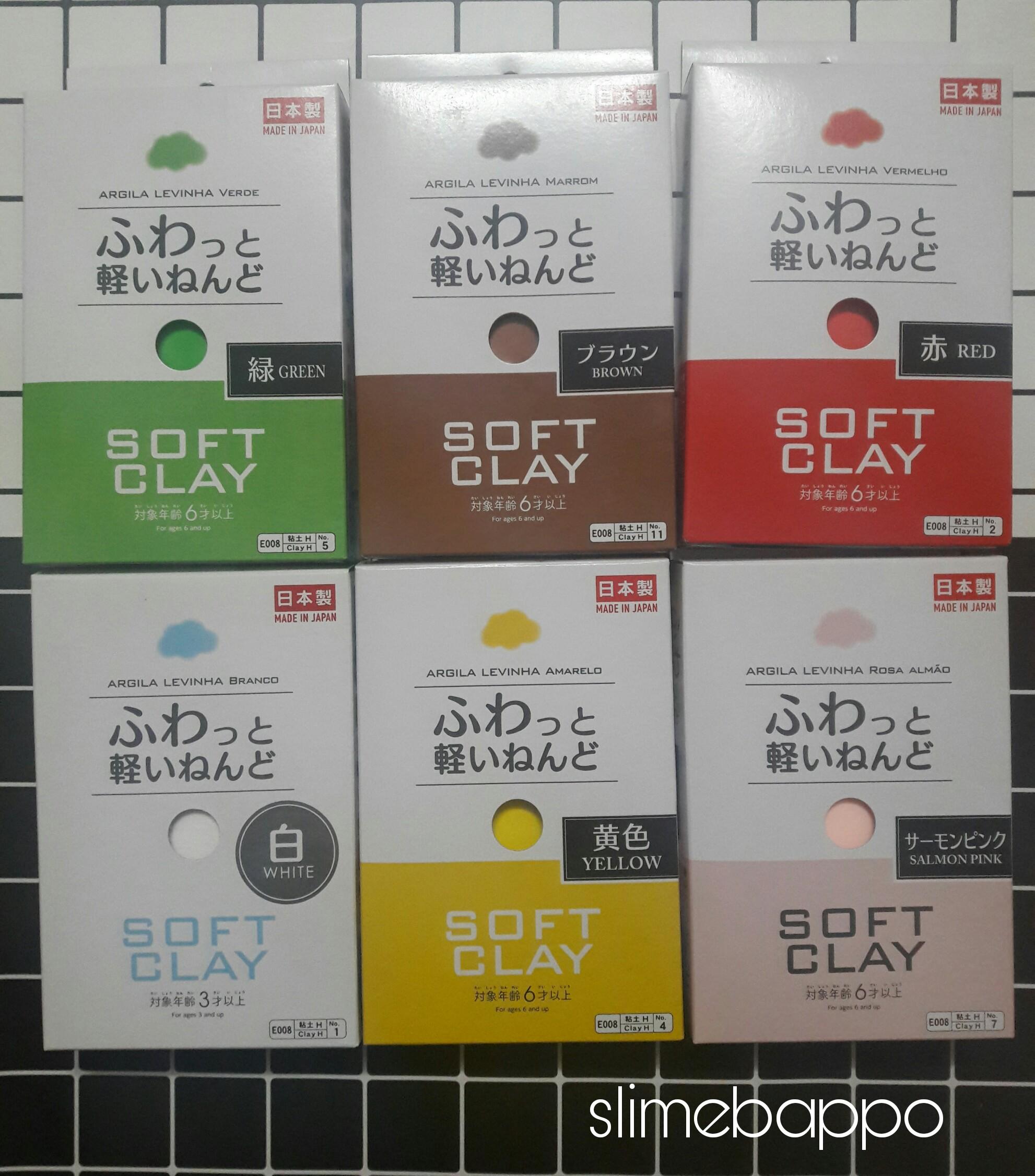 [HCM]Đất sét Nhật Daiso làm slime đất nặn (chọn màu inbox )