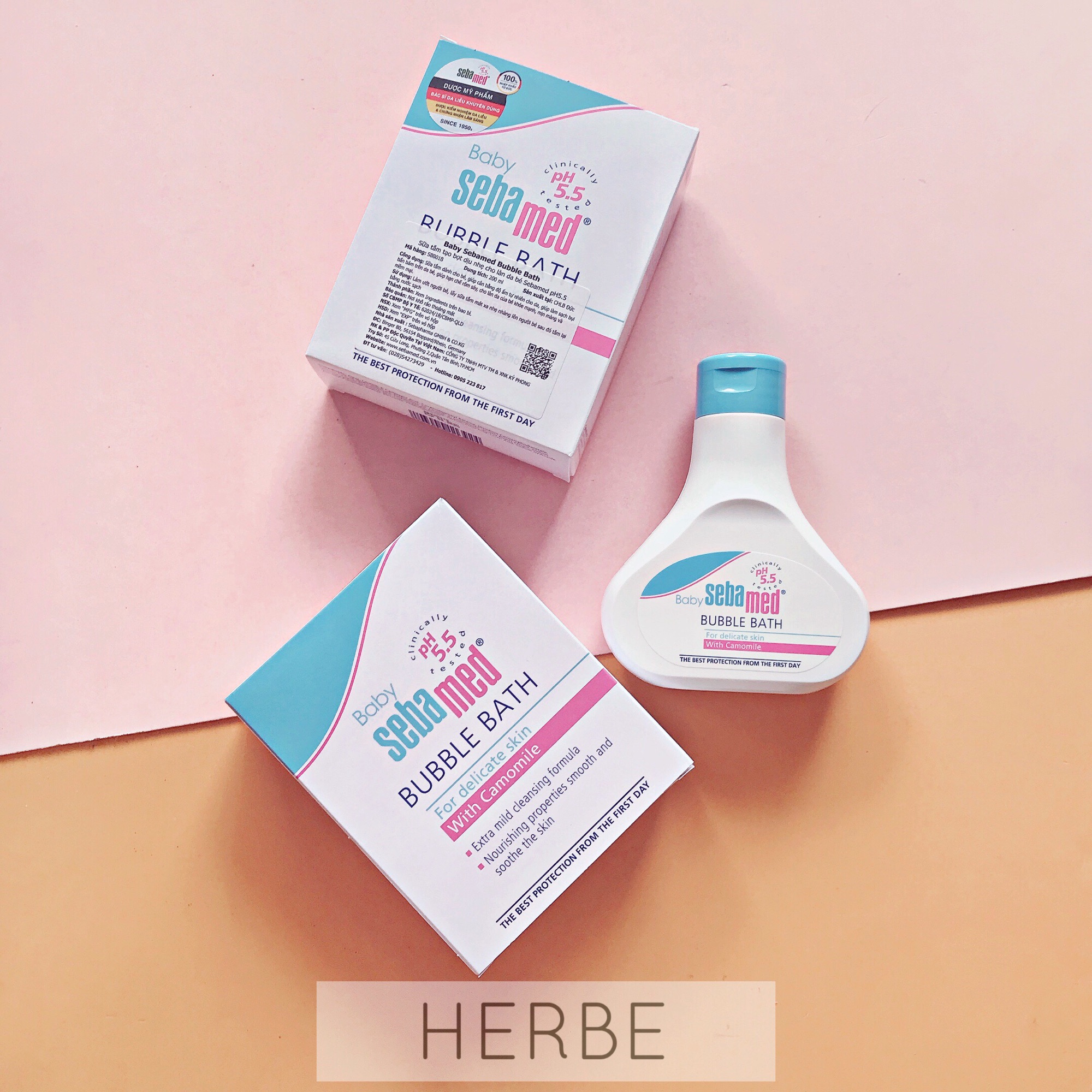 [CHÍNH HÃNG] Sữa tắm cho bé SEBAMED BABY BUBBLE BATH - pH5.5