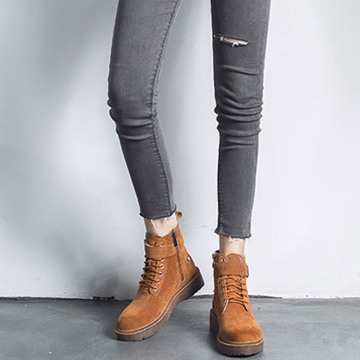 Giày boot nữ phong cách hàn quốc Đồ Da Thành Long TLG 20471
