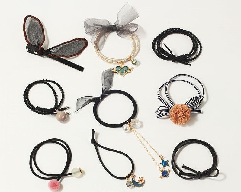 Combo 9 dây cột tóc
