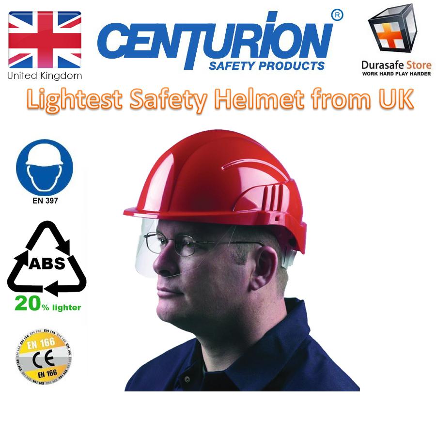 NÓN BẢO HỘ CÓ KÍNH CHẮN CENTURION S10ER Vision Ratchet Vented ABS Safety Helmet Extended Nape with Retractable Polycarbonate Visor