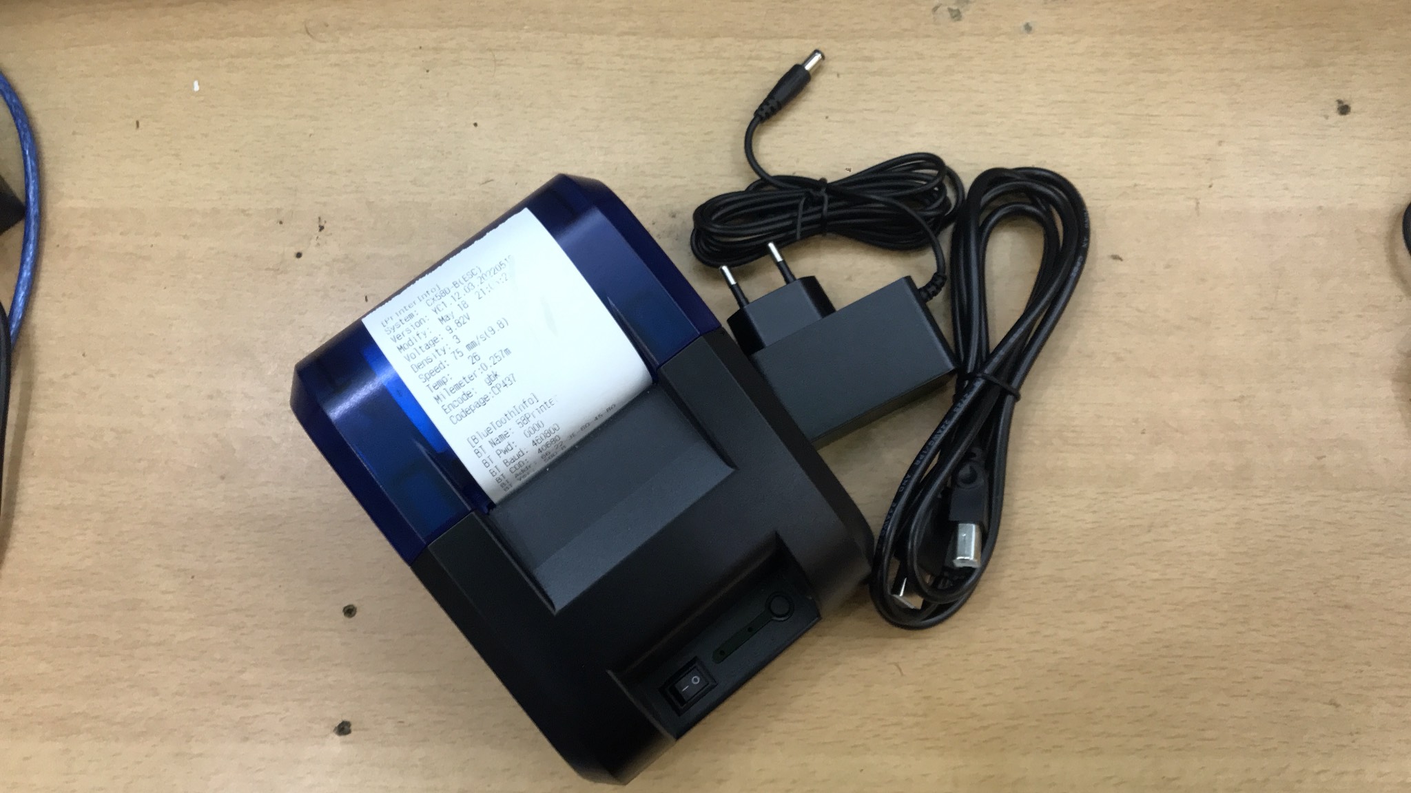 Receipt Printer K57 Xprinter Wnn58E Connects to USB + Bluetooth Port, Prints Invoices on Phones and Computers