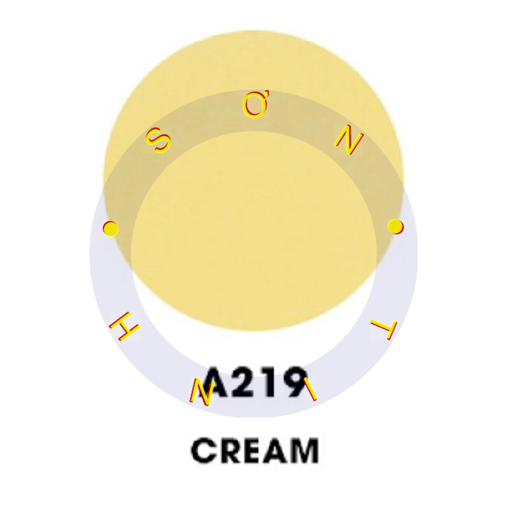 SƠN XỊT MÀU KEM CREAM ATM HOẶC WIN A219