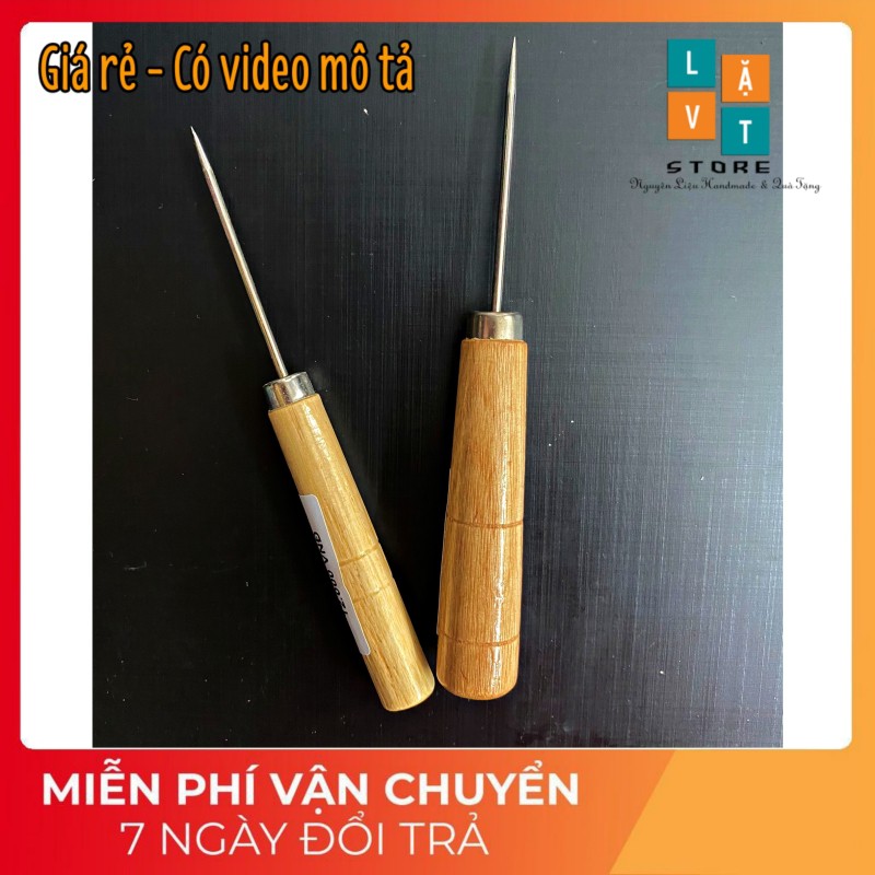 [HCM]Dùi cán gỗ làm đồ handmade gift đất sét len chọc... 2 Size lựa chọn - Chắc chắn