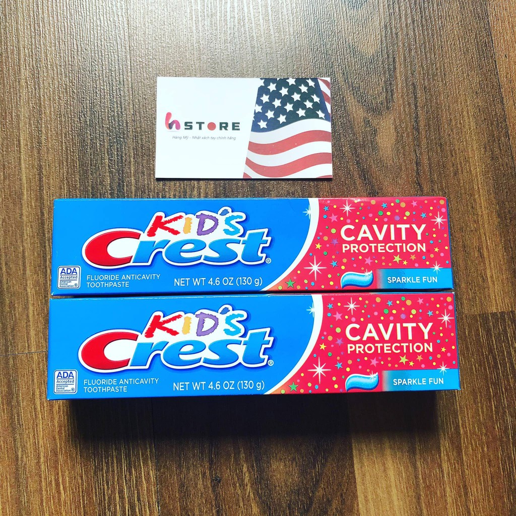 Kem đánh răng crest kids cavity protection cho bé