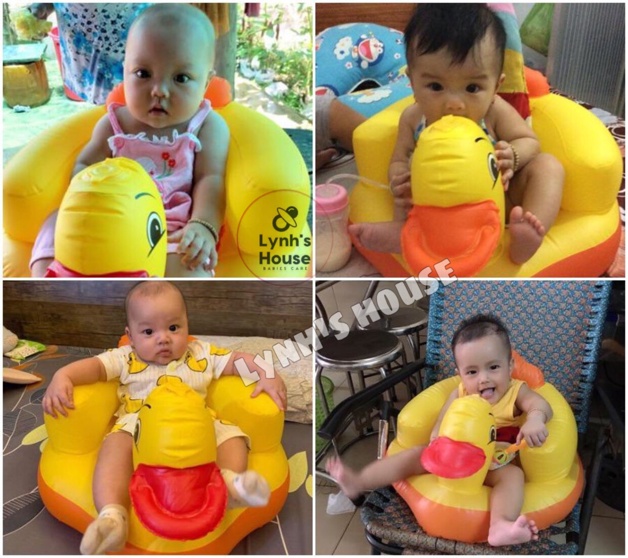 Ghế Hơi Tập Ngồi Cho Bé