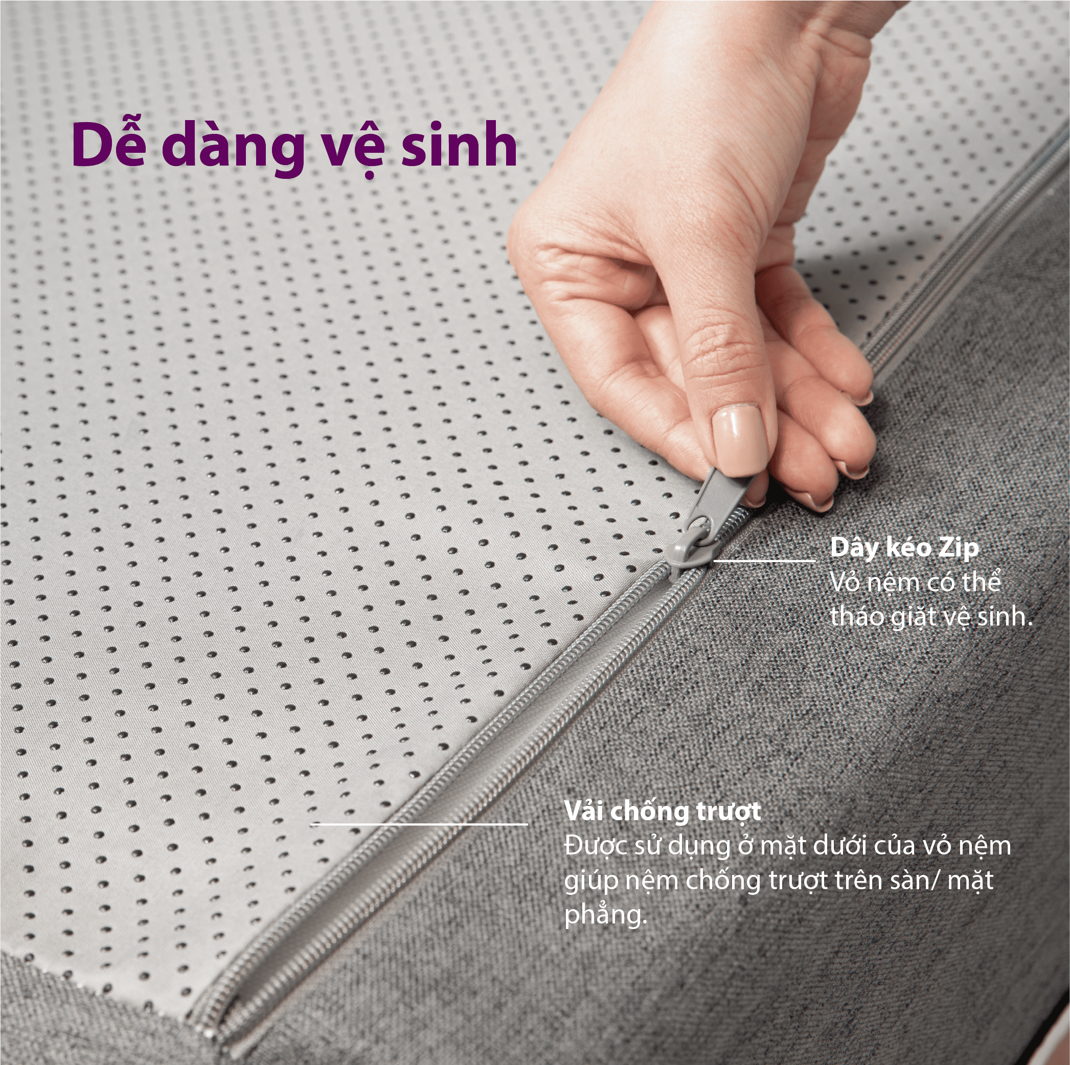 Nệm Cao su Memory Foam Cao Cấp Samick Hàn Quốc - Cosy