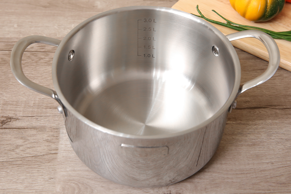 [HCM]Nồi inox 304 20 cm Elmich Tri-MaxIME62