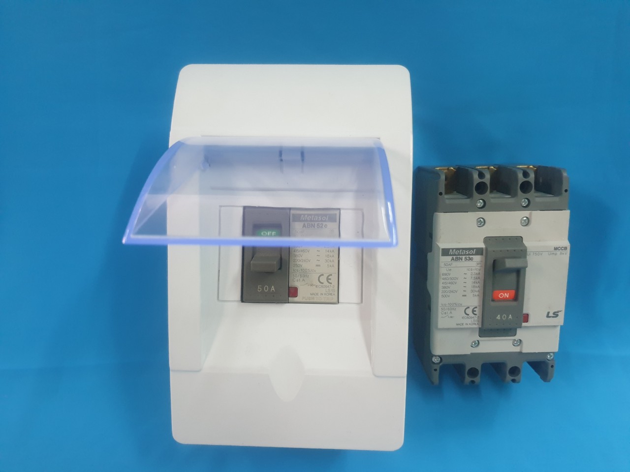 CB có nắp , CB Korea MCCB