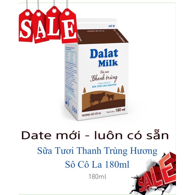 Sữa Thanh Trùng Chocolate Dalatmilk Luôn Sẵn Mỗi Ngày