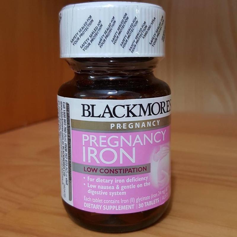 Viên uống bổ sung sắt cho bà bầu Blackmores Pregnancy Iron nhập khẩu