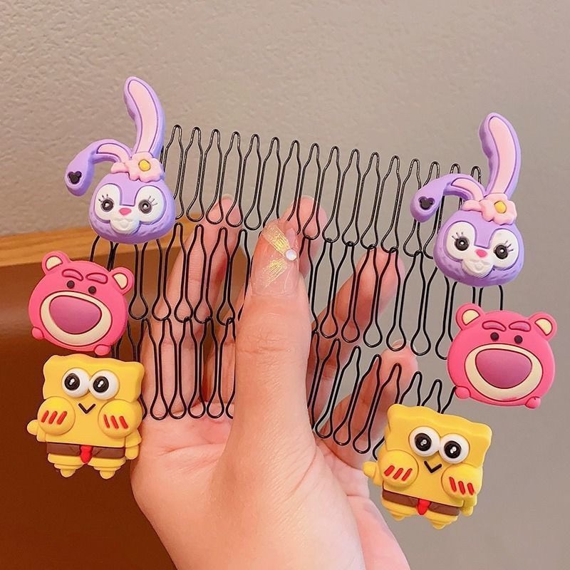 Lược xược cài tóc giữ tóc gọn gàng hoạt hình hot tiktok dễ thương cho bé