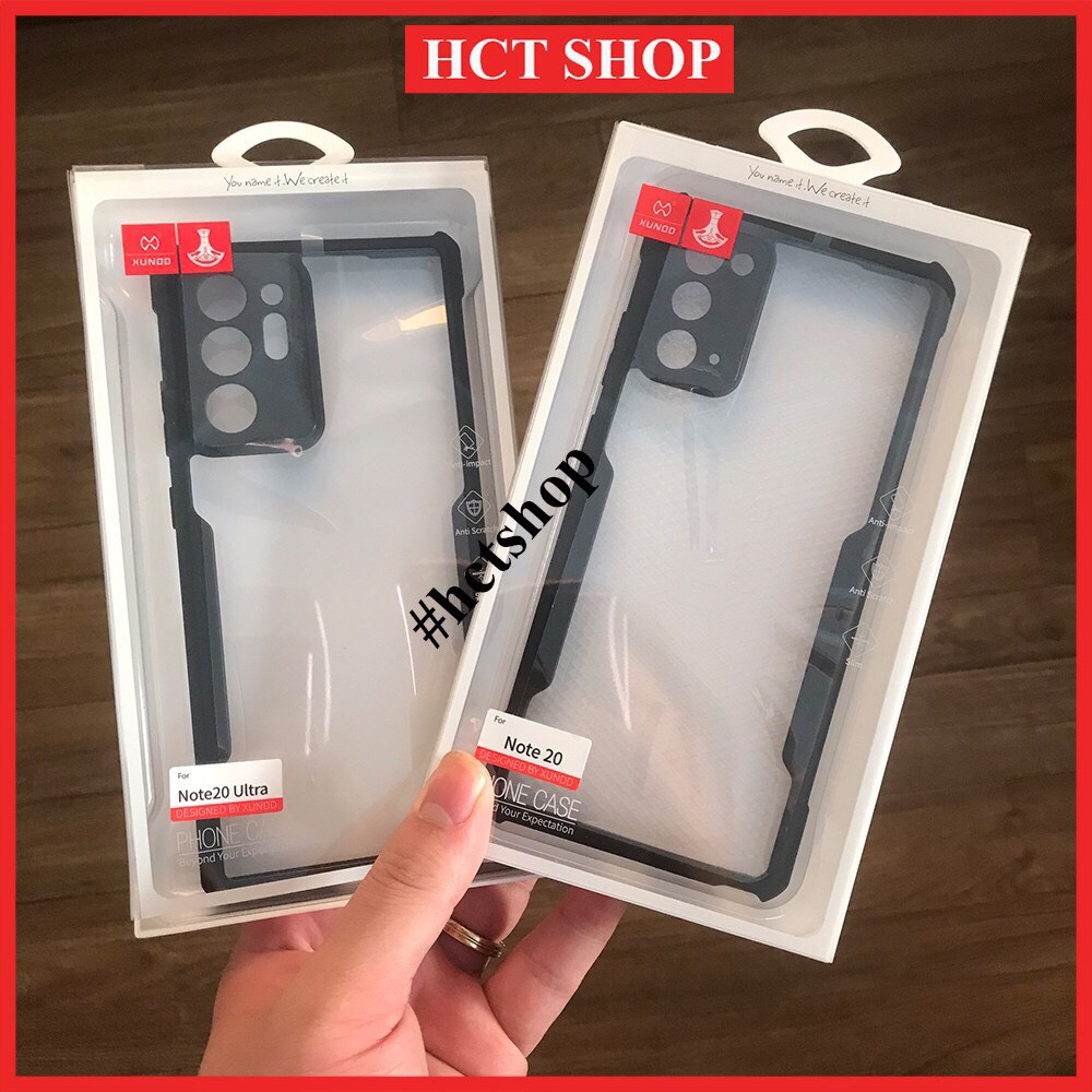 Ốp lưng Samsung Note20/ Note20Ultra, Note8 / Note9/ Note10+ siêu chống sốc chính hãng XUNDO