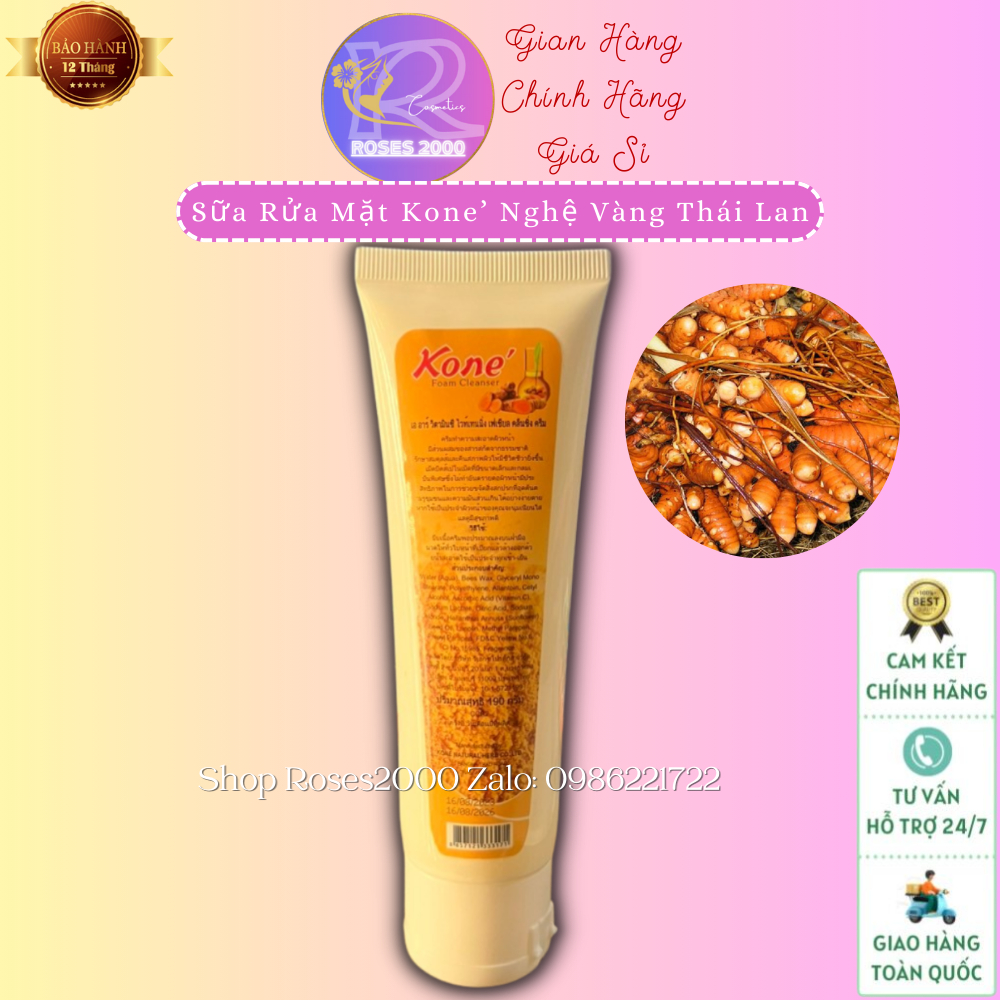 Sữa Rửa Mặt Kone' Nghệ Thái Lan ( Hàng chuẩn )