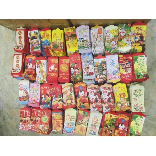 Combo 20 bao lì xì tết 2022 trộn nhiều mẫu