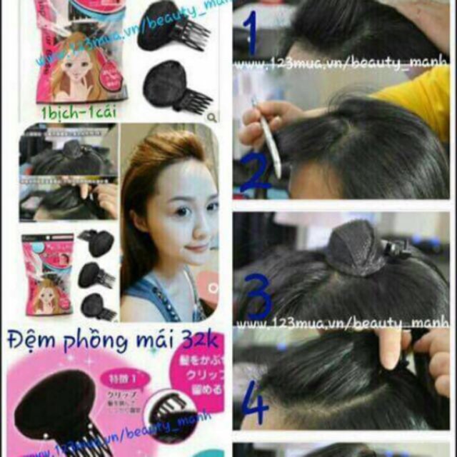 Dụng cụ độn phồng mái xốp loại cài