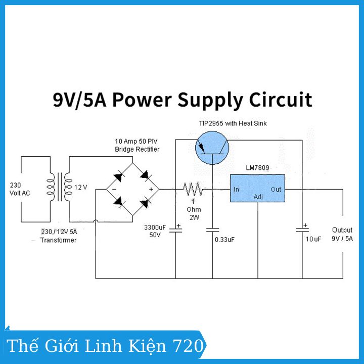 L7809CV 1.5A TO-220 - IC ổn áp nguồn DC