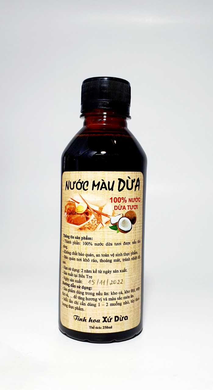 NƯỚC MÀU DỪA (NƯỚC HÀNG) NGUYÊN CHẤT, 250ML