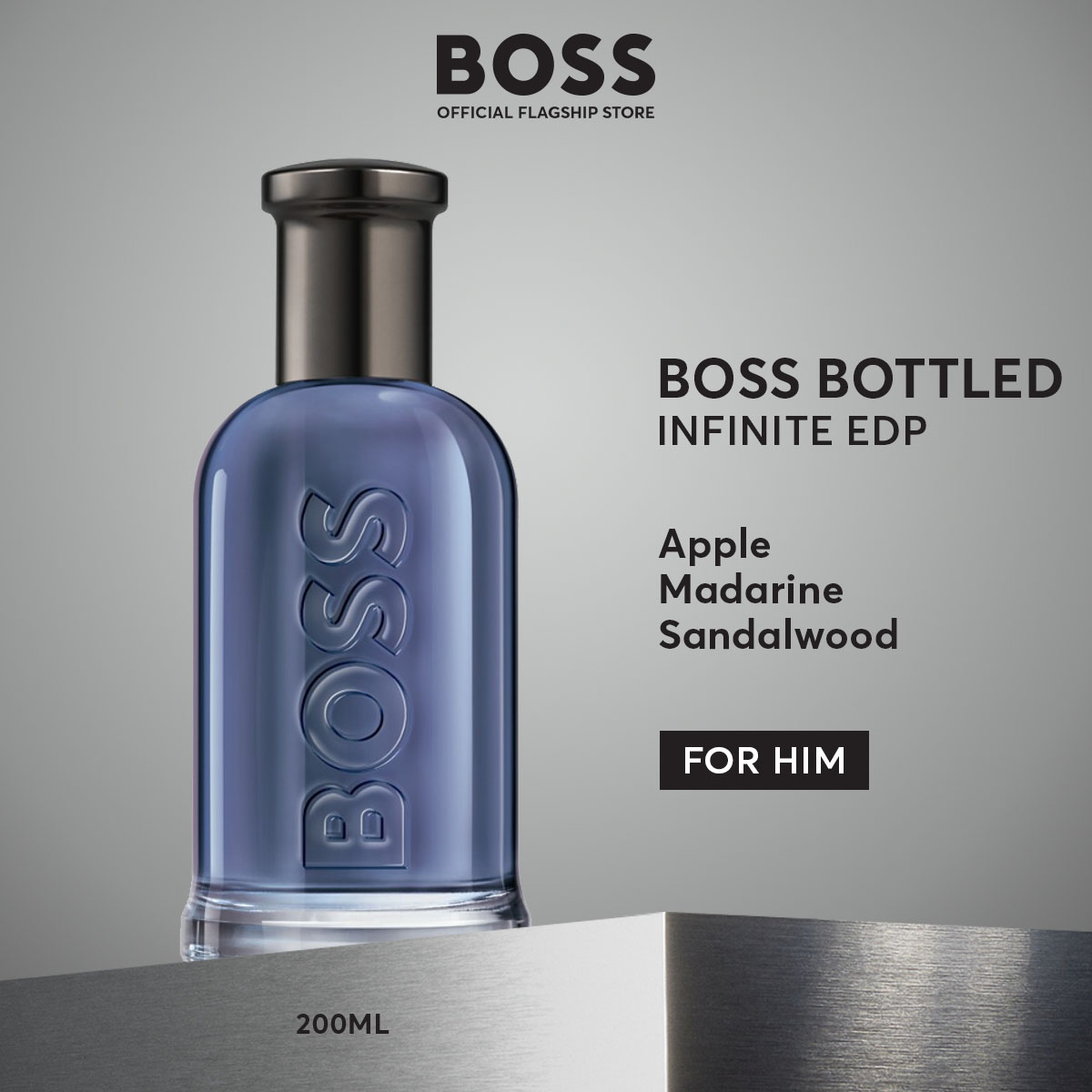 [Clearance Sale] Men's Perfume Boss Bottled Infinite Edp 200ml