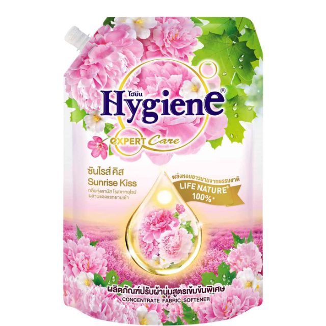 [HCM] NƯỚC XẢ VẢI ĐẬM ĐẶC HYGIENE 1150ML [MÀU HỒNG NHẠT] Thái Lan