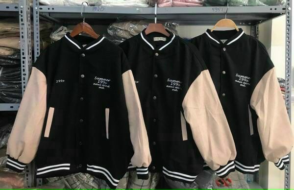 Áo Khoác Bomber nữ  Kiểu Dáng Đơn Dản 199X Thời Trang