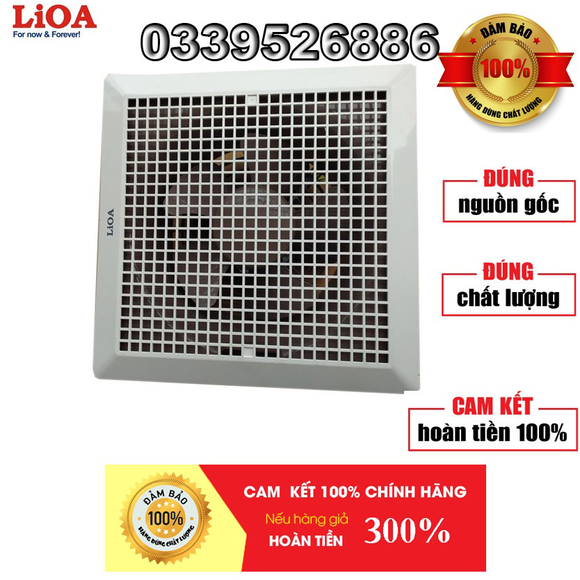 Quạt Hút Thông Gió Gắn Trần LiOA EVF20CUT1