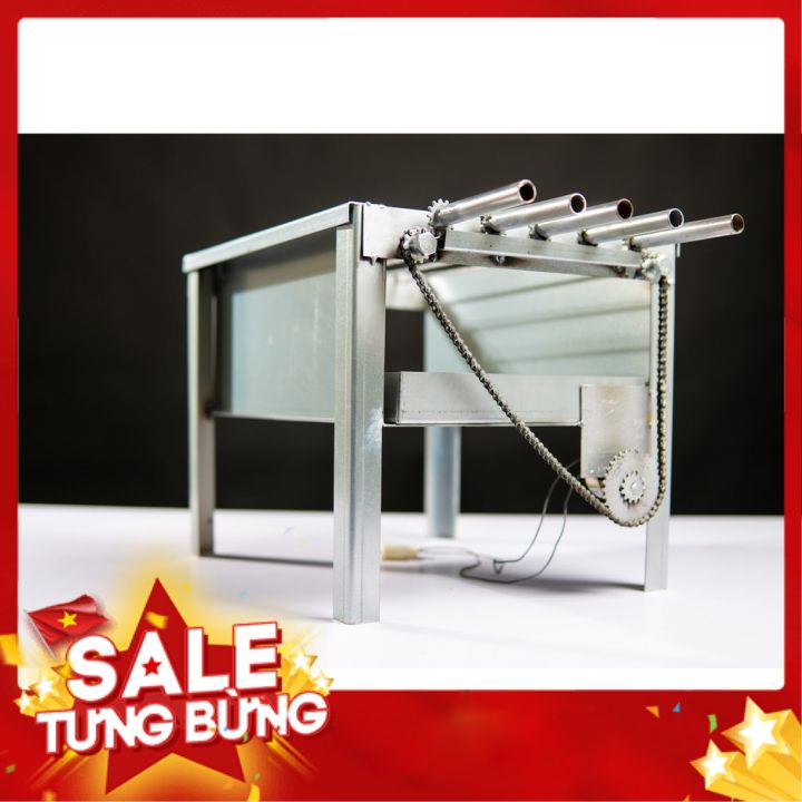 BẾP NƯỚNG THAN HOA] Máy nướng thịt tự quay MITUHOME(5 xiên) - Dùng cho hộ gia đình(tặng kèm 5 xiên nướng đơn) CHÍNH HÃNG