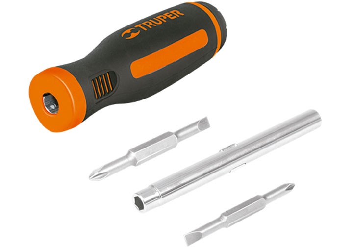 Tô vít 4 đầu, có từ Truper - 14200
