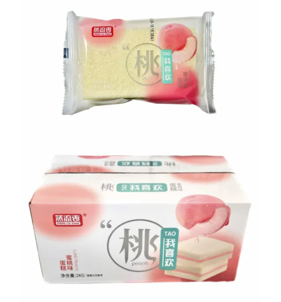 Bánh bông lan vị mật đào, vị cheese