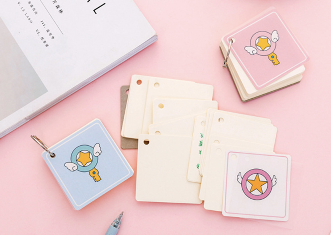 FlashCard - Giấy note - kèm móc tiện dụng