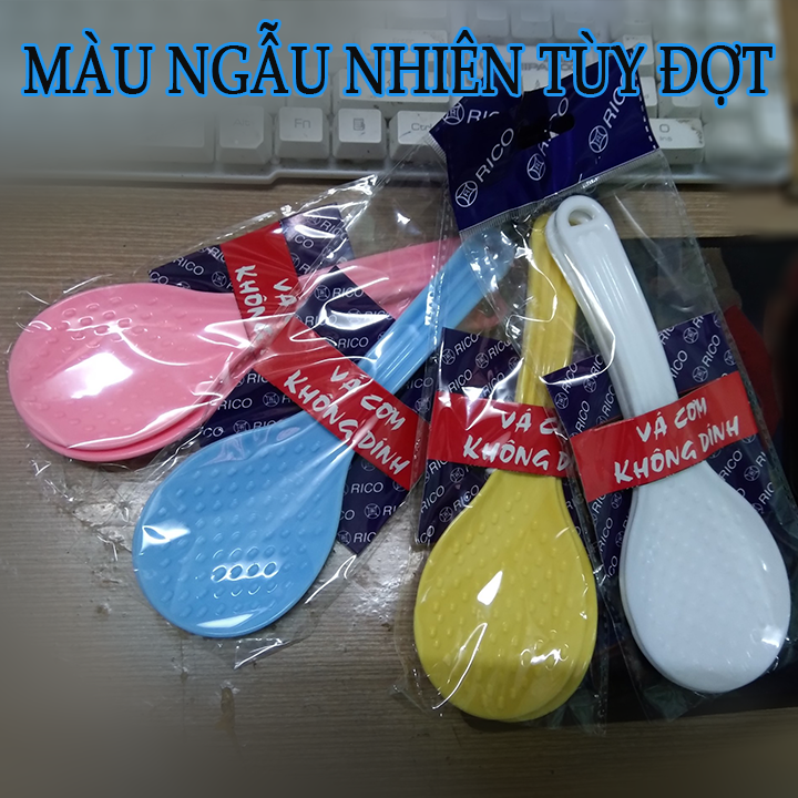 Bộ 2 Vá cơm không dính Rico (Loại 1 màu)