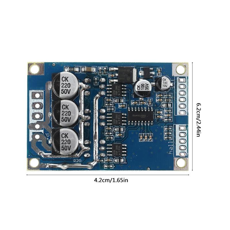 DC 12V-36V 15A 500W Brushless Motor Controller Hall BLDC Driver Board
