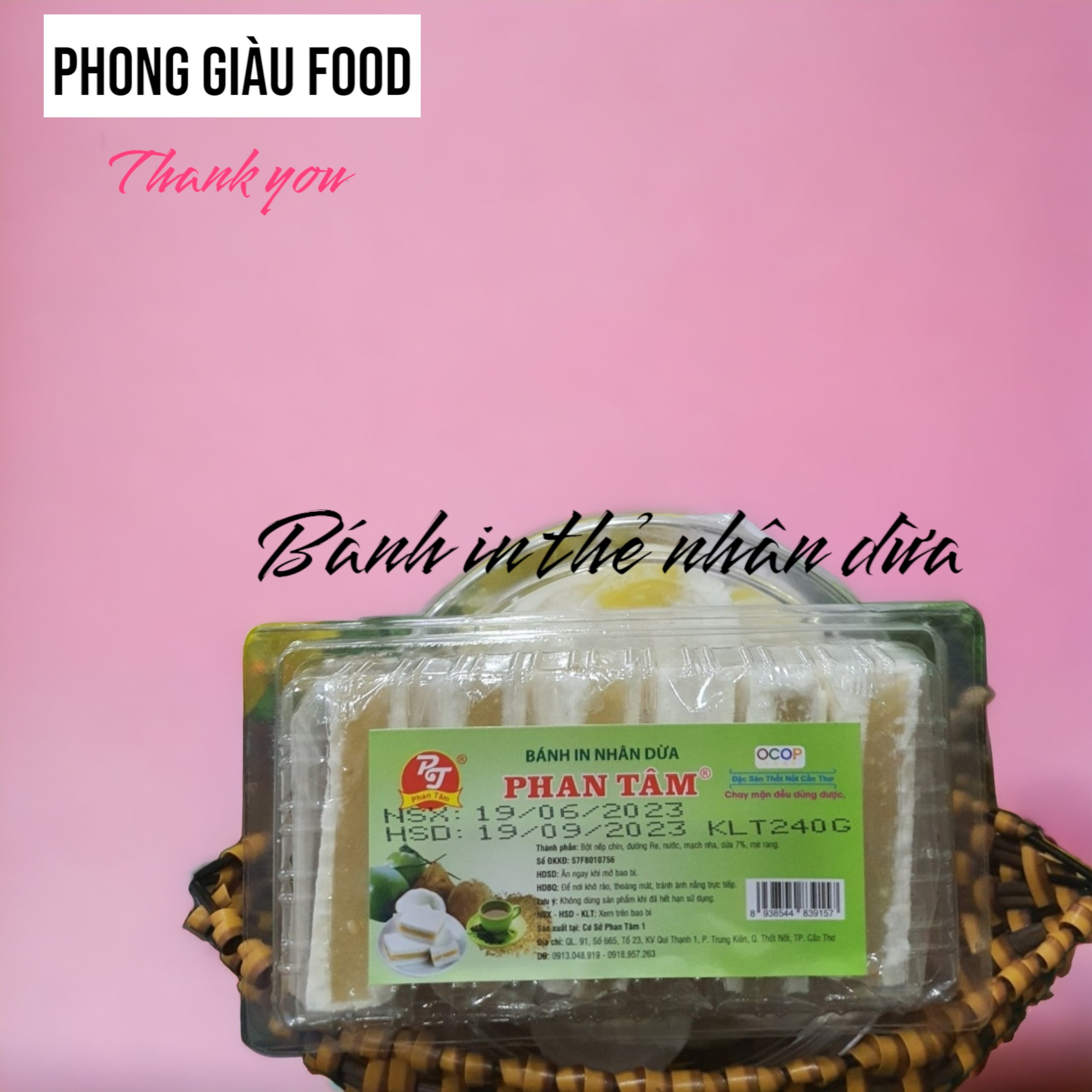 BÁNH IN THẺ 4 MÙI (PHONG GIÀU FOOD)