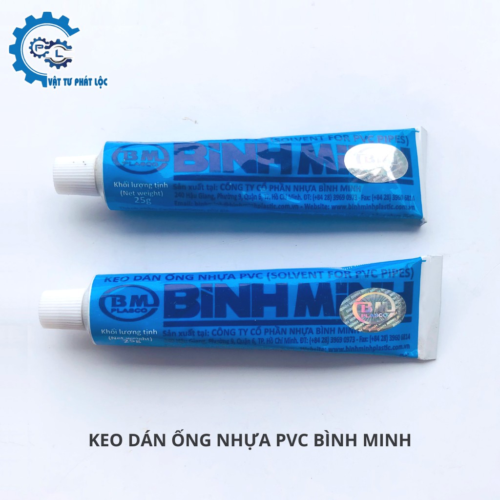 Keo dán ống nước Bình Minh 200g, 500g
