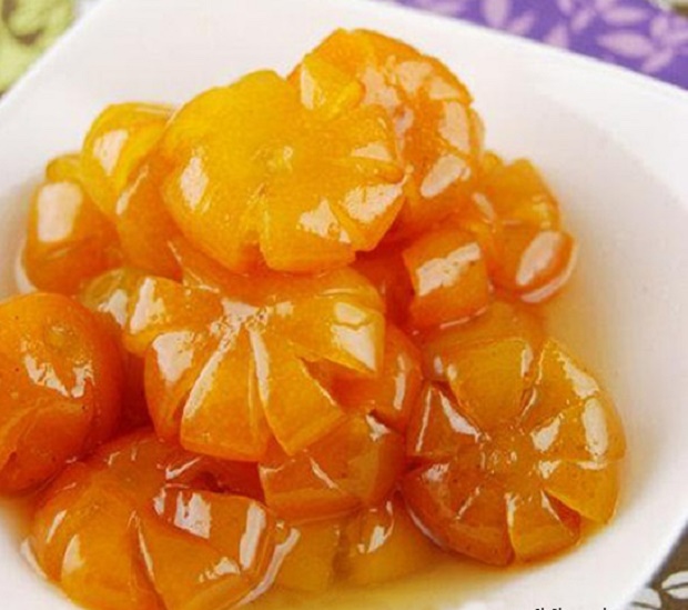 Túi 500g Mứt tắc nguyên trái chua chua ngọt ngọt
