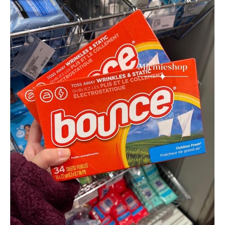 GIẤY THƠM QUẦN ÁO BOUNCE 160 TỜ