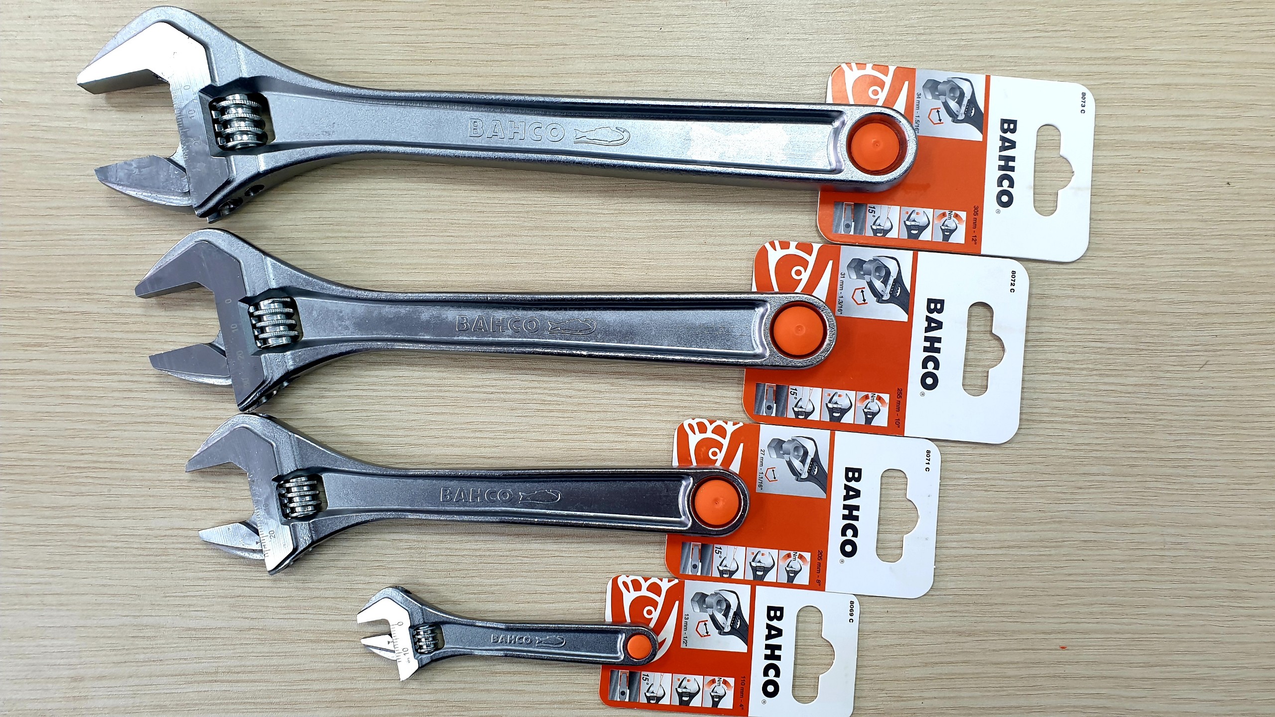 Mỏ lết Bahco Thụy Điển Seri 80C