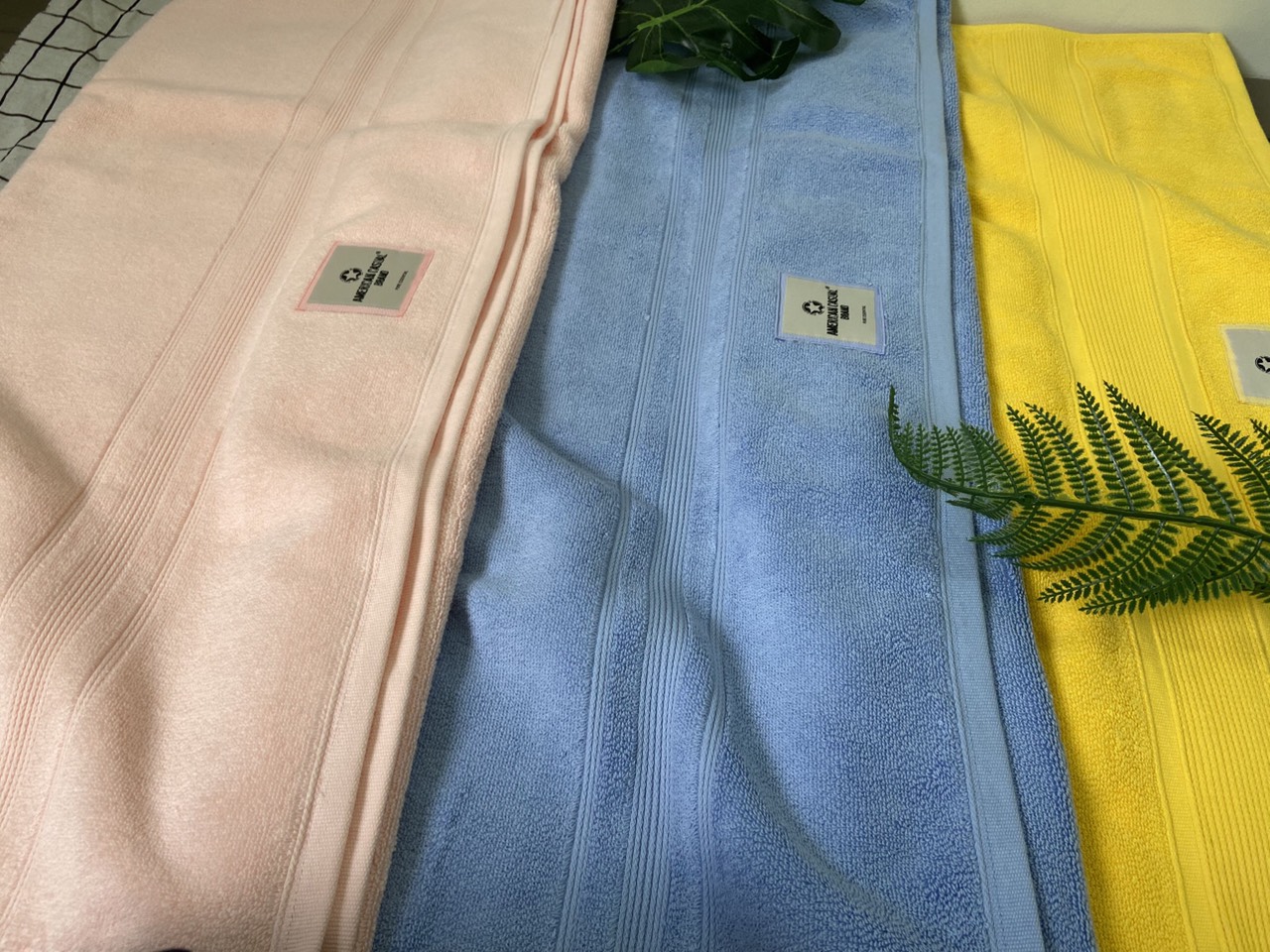 KHĂN CAO CẤP SIZE LỚN 100% COTTON XUẤT KHẨU HÀN QUỐC