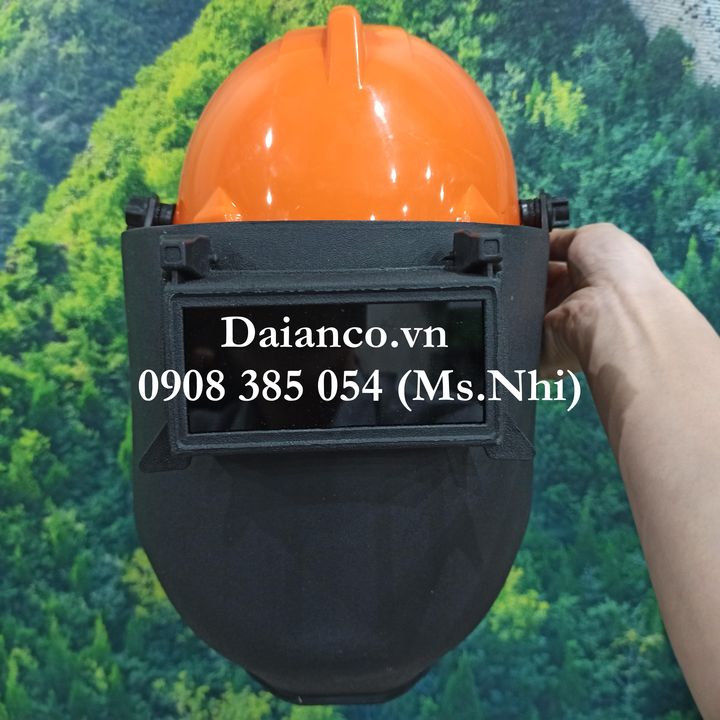 Mũ bảo hộ mặt nạ hàn màu đen HN90