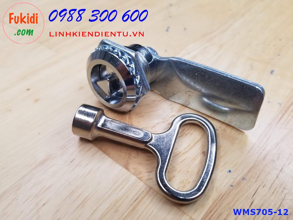 Khóa tủ điện MS705-1-2 đầu tam giác