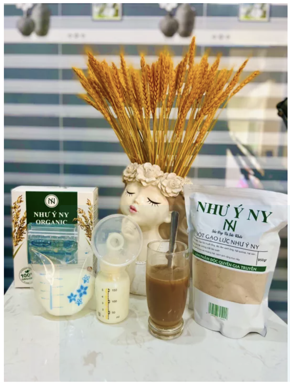 [ TĂNG ly + thước dây] Bột gạo lứt giảm cân Như Ý Ny