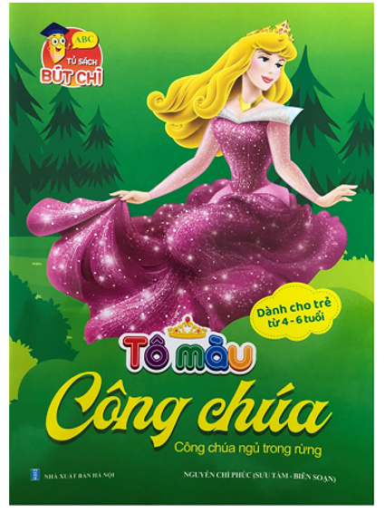 Tô Màu Công Chúa Siêu Dễ Thương - Bộ 6 Cuốn