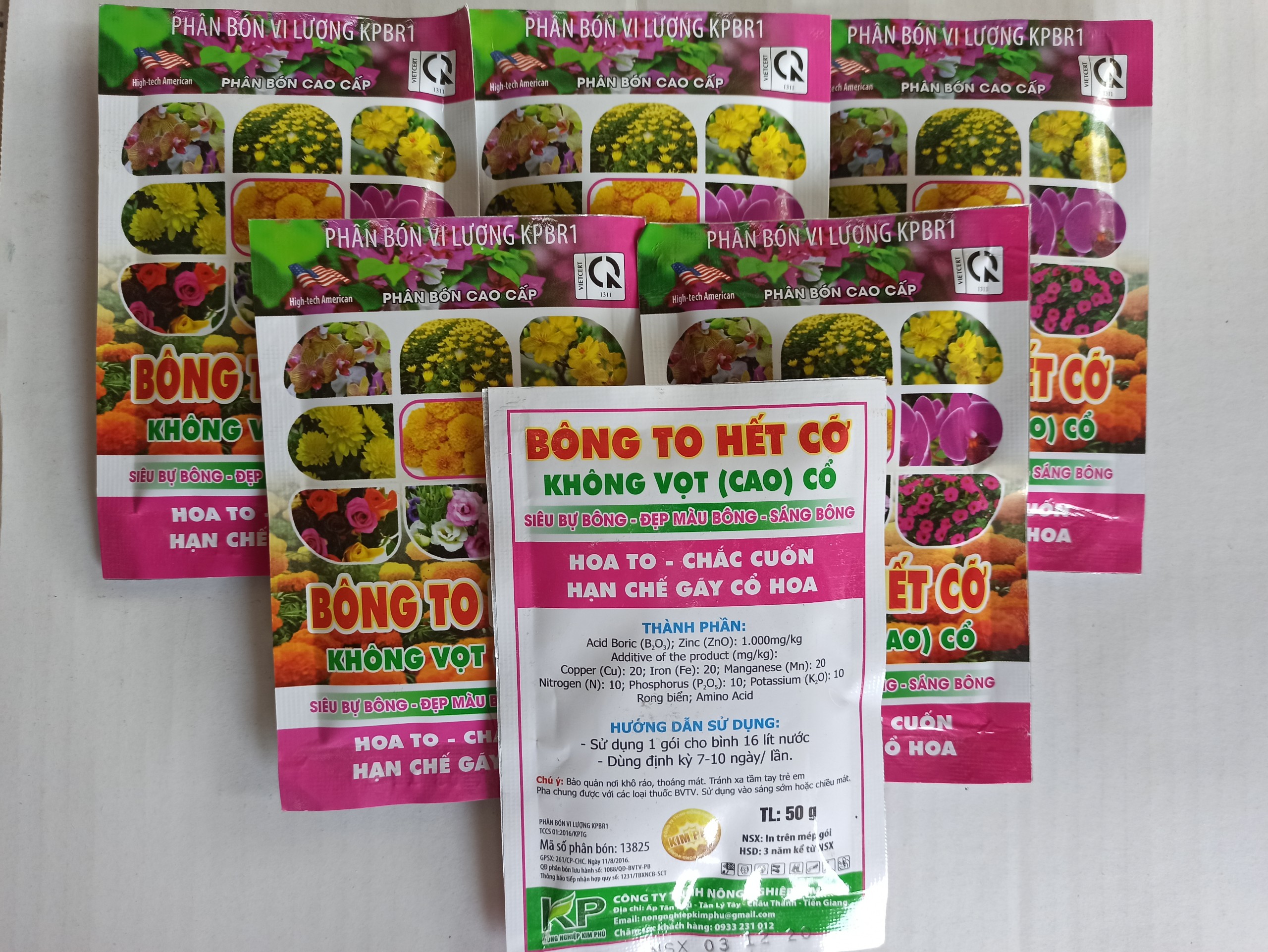 Phân bón BÔNG TO HẾT CỞ