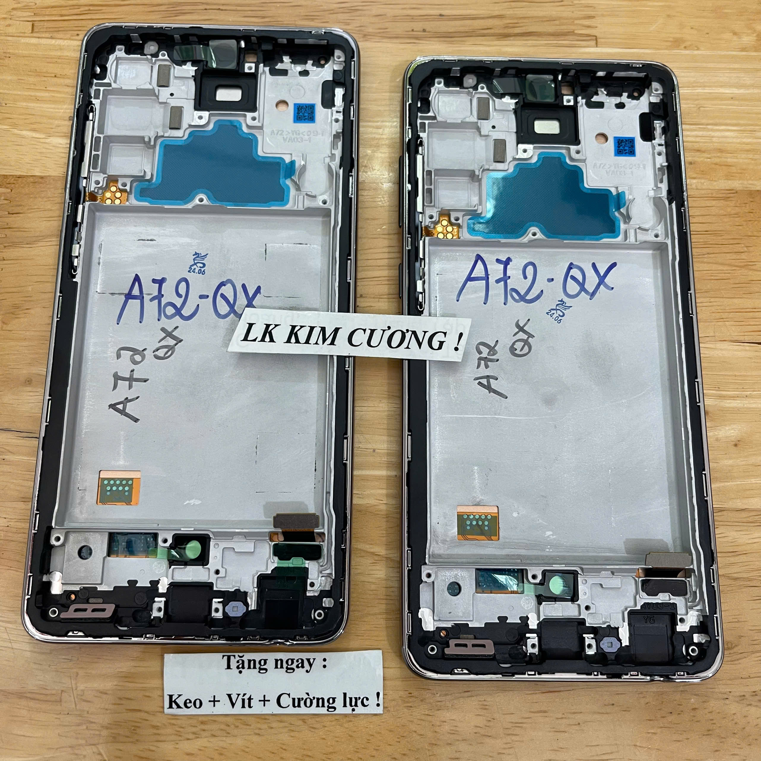 Màn hình samsung A72 / A725F - liền khung - mã QX