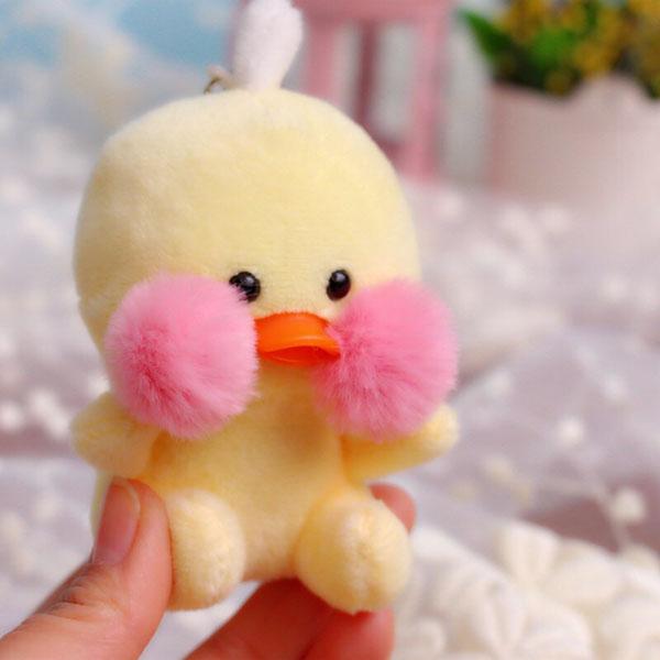 [HCM SHIP NHANH]Móc khóa vịt chu mỏ lalafan (Mẫu 2-Màu vàng)